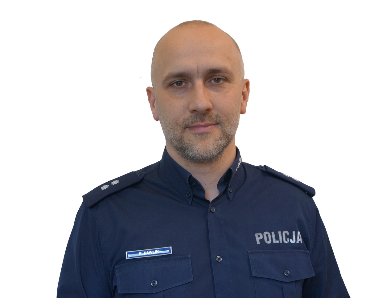 Oficer Prasowy podkomisarz Krzysztof Pawlik
