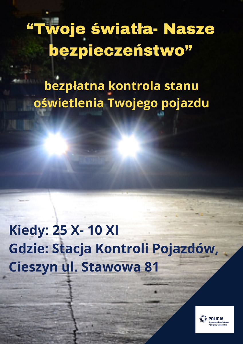 "plakat z informacją o akcji"
