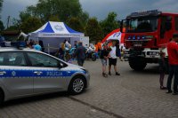 Impreza Mundurowi Dzieciom w Kończycach Małych na placu Zamkowym w Kończycach Małych