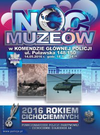 plakat Noc Muzeów w KGP