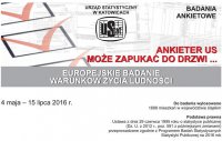 plakat Ankieter może zapukać do drzwi