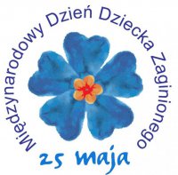 logo Międzynarodowego Dnia Dziecka Zaginionego,