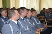 uroczystości święta policji w cieszyńskiej komendzie