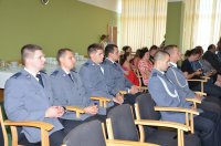 uroczystości święta policji w cieszyńskiej komendzie