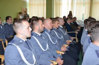 uroczystości święta policji w cieszyńskiej komendzie