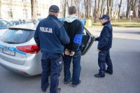 zatrzymany przez policjantów włamywacz