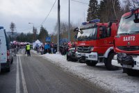 Policjanci zabezpieczali skoki narciarskie