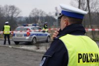 policjanci podczas ćwiczeń w Marklowicach Górnych