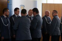 uroczystości święta policji w sali sesyjnej starostwa powiatu cieszyńskiego