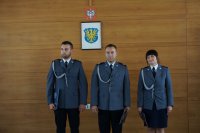 uroczystości święta policji w sali sesyjnej starostwa powiatu cieszyńskiego