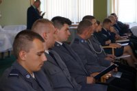 uroczystości święta policji w sali sesyjnej starostwa powiatu cieszyńskiego