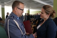 uroczystości święta policji w sali sesyjnej starostwa powiatu cieszyńskiego