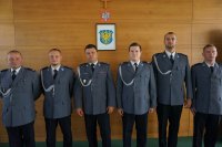 uroczystości święta policji w sali sesyjnej starostwa powiatu cieszyńskiego