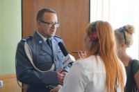 uroczystości święta policji w sali sesyjnej starostwa powiatu cieszyńskiego