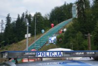 Policyjne zabezpieczenie Pucharu Świata w skokach narciarskich w Wiśle