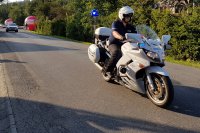 policjanci na trasie tour de pologne