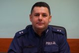 Komendant Komisariatu Policji w Wiśle podkom.Tomasz Domagała