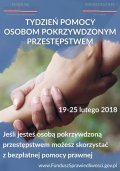 plakat Tydzień Pomocy Ofiarom Przestępstw