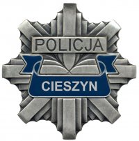 odznaka policyjna z napisem Cieszyn