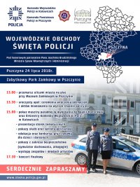 plakat - zaproszenie na święto policji