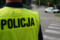 policja podczas &quot;Rajdowego Kryterium Ustronia&quot; o puchar Kajetana Kajetanowicza