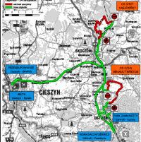 mapa rajdu Cieszyńska Barbórka