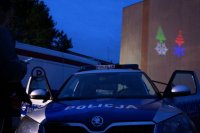 policja na festynie charytatywnym w Ogrodzinej