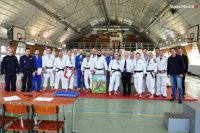 ceremonia wręczenia medali policjantom na mistrzostwach policji w judo