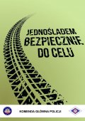 jednośladem bezpiecznie do celu - plakat