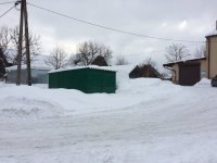 miejsce na budowę posterunku w Istebnej zasypane śniegiem