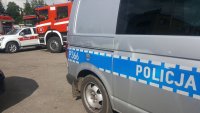 wozy bojowe straży pożarnej i policji