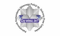 policyjna gwiazda, w środku napis &quot;czy wiesz, że ?&quot;