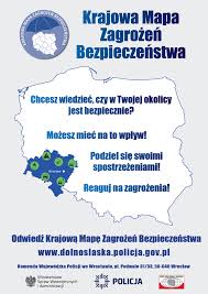 plakat Krajowej Mapy Zagrożeń Bezpieczeństwa