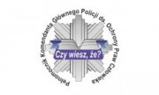 policyjna odznaka z napisem  &quot;Czy wiesz, że?&quot;