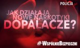 grafika- napis jak działają nowe narkotyki dopalacze? #wspołniebezpieczni