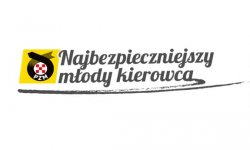 napis najbezpieczniejszy młody kierowca