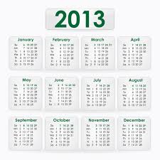 kalendarz 2013