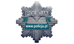 grafika-policyjna gwiazda z napisem policja