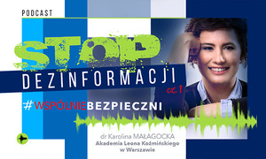 grafika- napis stop dezinformacji