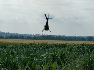 dzień, helikopter