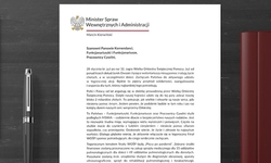 zdjęcie -list ministra, szczegóły w tekście