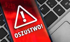 zdjęcie telefonu z napisem oszustwo