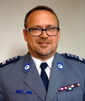 inspektor Jacek Bąk - Komendant Powiatowy Policji w Cieszynie od 19.05.2015 do 02.01.2020