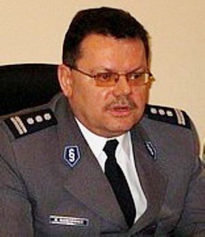 Komendant Powiatowy Policji w Cieszynie inspektor Krzysztof Mancewicz