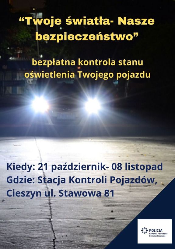 plakat z informacją o akcji