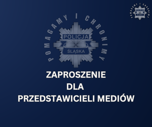grafika- gwiazda policyjna, napis zaproszenie