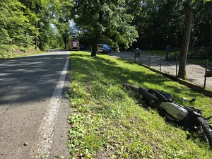 motocykl uczestniczący w zdarzeniu