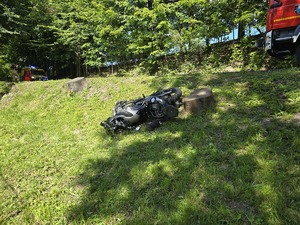 motocykl uczestniczący w zdarzeniu