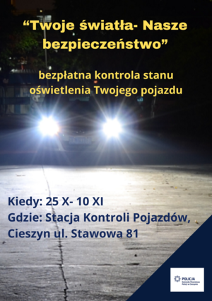 "plakat z informacją o akcji"