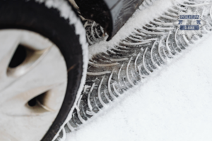 ośnieżona opona